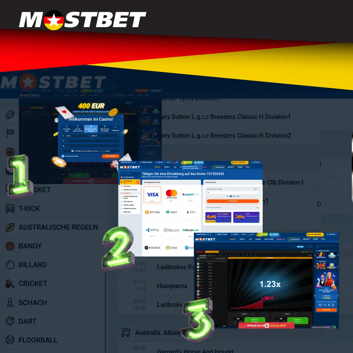 Schritt-für-Schritt-Anleitung, wie man Aviator auf der Mostbet-Plattform spielen kann